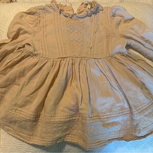 Elegant Cream Kids Formal Dress